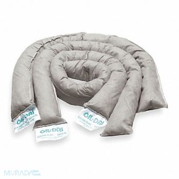 OIL-DRI Absorbent Sock Universal 10 ft L PK4, 5TR13