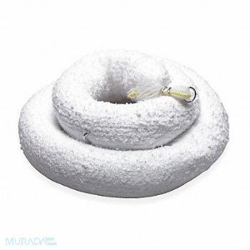 OIL-DRI Absorb Boom Oil-Based Liquids 10ft L PK4, 5TR21