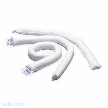 OIL-DRI Absorb Sock Oil-Based Liquids 4ft L PK12, 5TR29