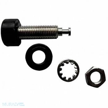 GRAINGER APPROVED Banana Jack 30VAC/60VDC Black PK10, 5TWZ9