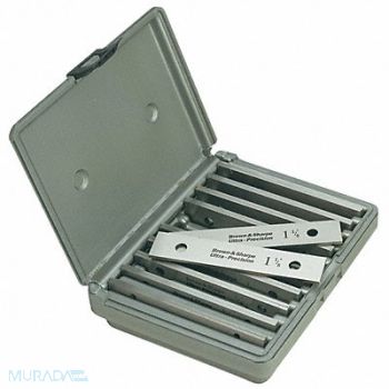 TESA BROWN SHARPE Parallel Set 10 Pr 1/2 to 1-5/8 In, 5TZU3