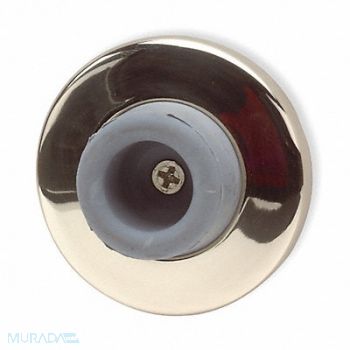 GRAINGER APPROVED Concave Wall Door Stop, 5U615