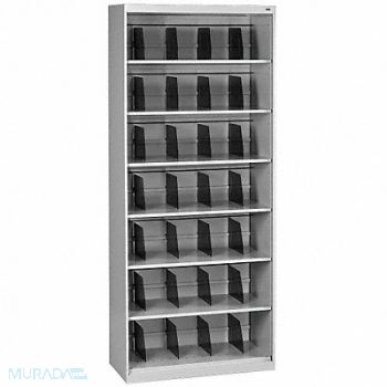 TENNSCO Cabinet 36 x 87 x 17 In Light Gray, 5UEZ1