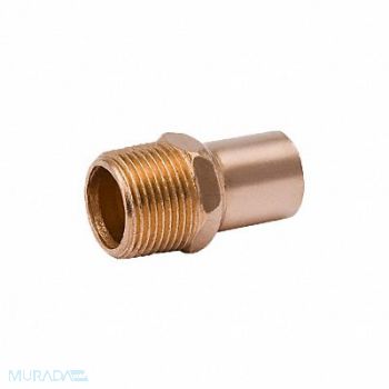 STREAMLINE Adapter Wrot Copper 3/4 Tube FTGxMNPT, 5UGC7