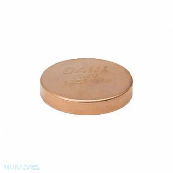 STREAMLINE DWV Test Cap Wrot Copper 1-1/2 Tube CxC, 5UGF9