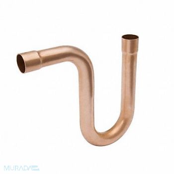 STREAMLINE Suction Line P-Trap Wrot Copper 1 CxC, 5UGG7