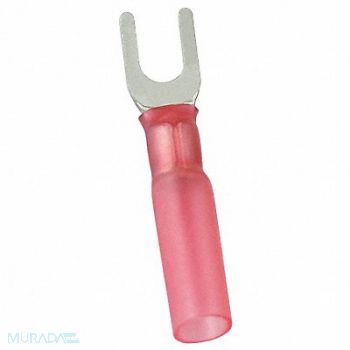 POWER FIRST Fork Terminal Tin Copper Red PK25, 5UGJ8
