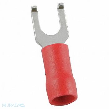 POWER FIRST Fork Terminal Tin Copper Red PK100, 5UGL1