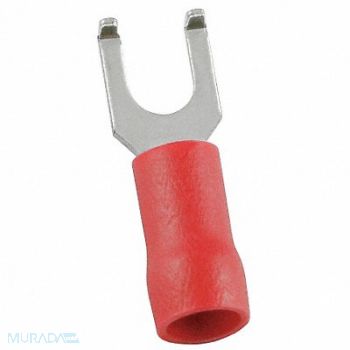 POWER FIRST Fork Terminal Tin Copper Red PK100, 5UGL2