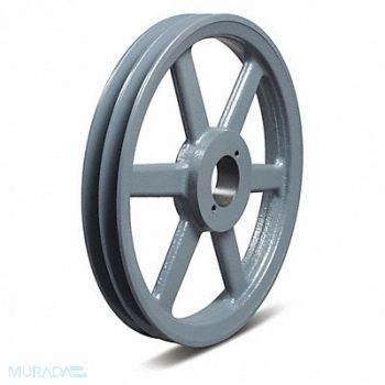 TB WOOD S V-Belt Pulley Detachable 2Groove 8.75 OD, 5UHP4