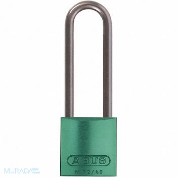 ABUS D8953 Lockout Padlock KA Green 1-1/2 H, 5UKL4