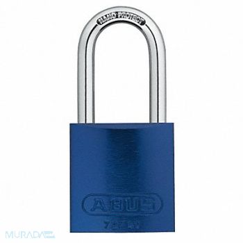 ABUS H5007 Lockout Padlock KA Blue 1-1/2 H PK12, 14Z359