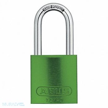 ABUS D8952 Lockout Padlock KA Green 1-1/2 H PK6, 5UKW6