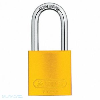 ABUS D8952 Lockout Padlock KA Yellow 1-1/2 H PK6, 5UKX0