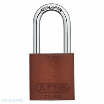 ABUS H5007 Lockout Padlock KA Brown 1-1/2 H PK12, 14Z364