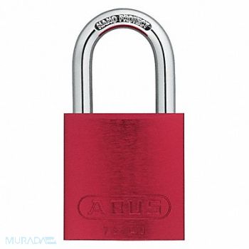 ABUS D8948 Lockout Padlock KA Red 1-1/2 H PK6, 5UKX8