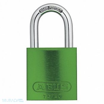 ABUS D8948 Lockout Padlock KA Green 1-1/2 H PK6, 5UKY2