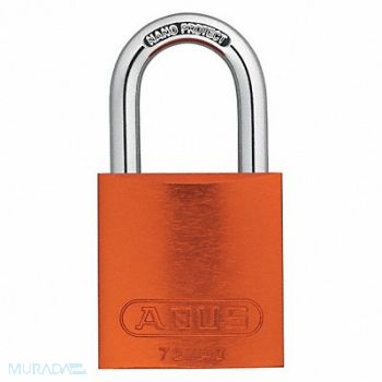 ABUS D8947 Lockout Padlock KA Orange 1-1/2 H PK3, 5UKY9