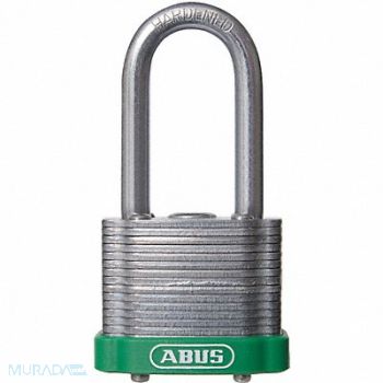 ABUS D8957 Lockout Padlock KA Green 1-3/8 H, 5UKU2