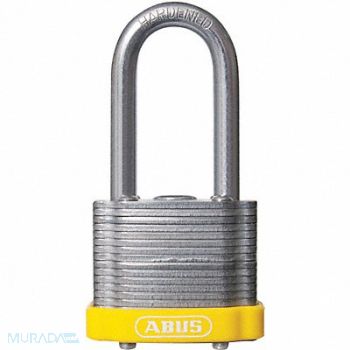 ABUS D8957 Lockout Padlock KA Yellow 1-3/8 H, 5UKU6