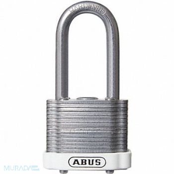 ABUS D8957 Lockout Padlock KA White 1-3/8 H, 5UKU8