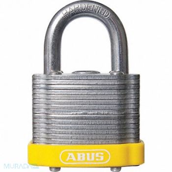 ABUS D8956 Lockout Padlock KA Yellow 1-3/8 H, 5UKV8
