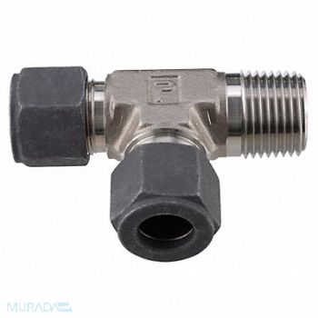 PARKER Run Tee SS CPIxM 1/8In, 5UNF2