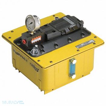 ENERPAC Pump Air/Hyd 5000 PSI 2 Gal w/Gauge, 5UXA9