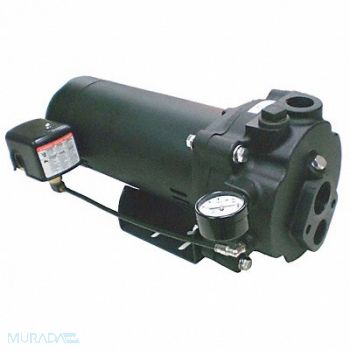 DAYTON 1-1/2 HP Convertible Jet Pump 140ft Lift, 5UXK6