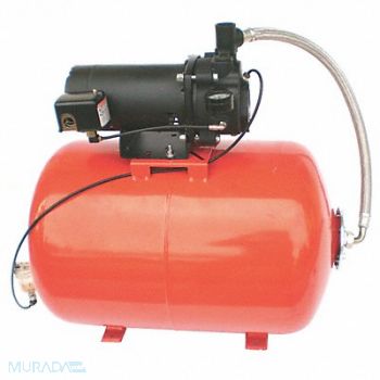 DAYTON Jet Pump System 1/2 HP 30.0 gal tank, 5UXL0