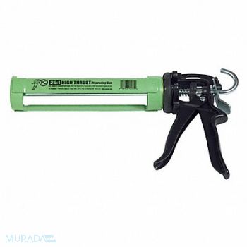 PC PRODUCTS Caulk Gun Steel Green, 5UXR1