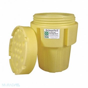 ULTRATECH Overpack Drum Yellow 0.145in, 5UYG8