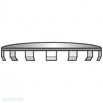 CHECKERS INDUSTRIAL PROD INC Warning Whip Chromed Metal Lens Cap, 5UYN5