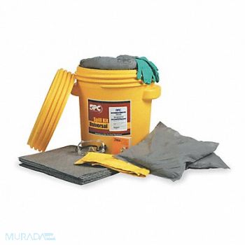 BRADY SPC ABSORBENTS Spill Kit Universal Yellow, 5UZ63