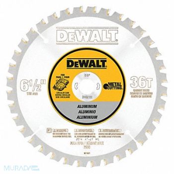 DEWALT Circular Saw Blade Blade Dia 6-1/2 in., 5VC81