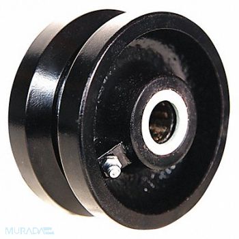 GRAINGER APPROVED V-Groove Track Wheel 4 Wheel Dia, 5VJ53