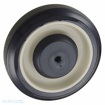 GRAINGER APPROVED PUR Tread on Plastic Core Wheel, 5VT65
