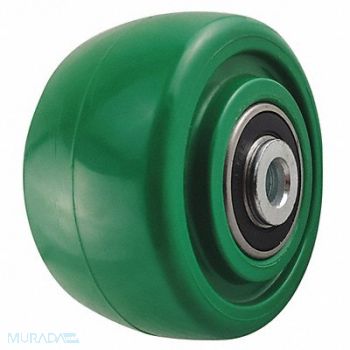 GRAINGER APPROVED Solid PUR Wheel 4 1000 lb., 5VT66