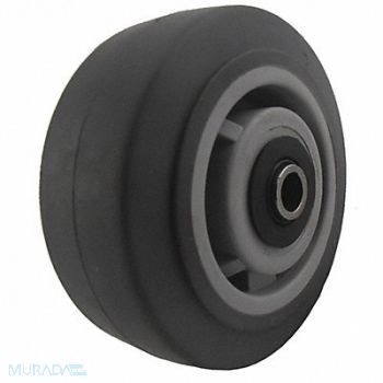 GRAINGER APPROVED Nonmark RBBR Tread Plastic Core Wheel, 5VT80