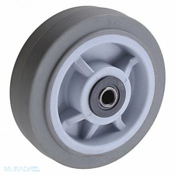 GRAINGER APPROVED Nonmark RBBR Tread Plastic Core Wheel, 5VT81