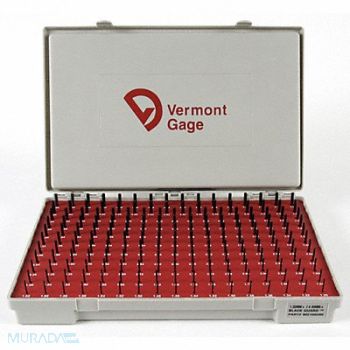 VERMONT GAGE Black Ox-Coated Pin Gauge Set Metric, 5VUE9