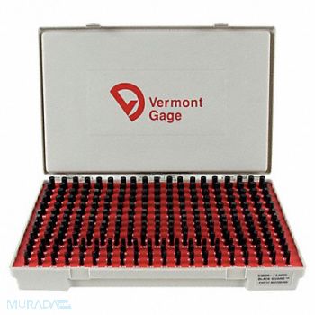 VERMONT GAGE Black Ox-Coated Pin Gauge Set Metric, 5VUF0
