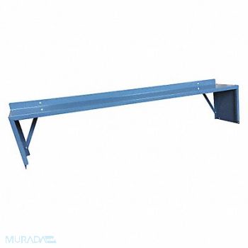 GRAINGER APPROVED Shelf Riser 72 W x 10 D x 12 in H Gray, 5W673