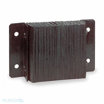 GRAINGER APPROVED Dock Bumper 10x4-1/2x10-3/4 in Rubber, 5W823