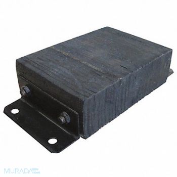 GRAINGER APPROVED Dock Bumper 10x4-1/2x14-3/4 in Rubber, 5W824