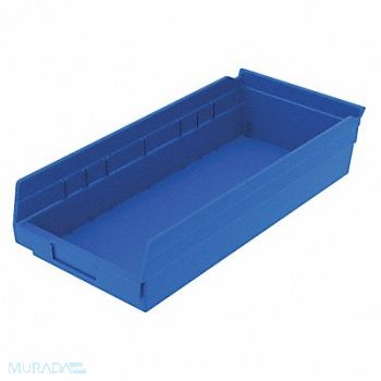 GRAINGER APPROVED Shelf Bin Blue Indstr Grd Poly 4 in, 48WG91