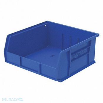 AKRO-MILS F8699 Hang and Stack Bin Blue Plastic 5 in, 5W867