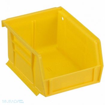 AKRO-MILS F8648 Hang and Stack Bin Yellow Plastic 3 in, 5W869