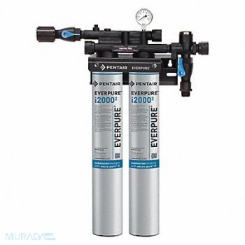 PENTAIR/EVERPURE Water Filter System 0.5 micron 25 1/4 H, 5WFG4