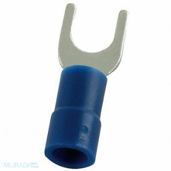 POWER FIRST Fork Terminal Tin Copper Blue PK100, 5WHE8